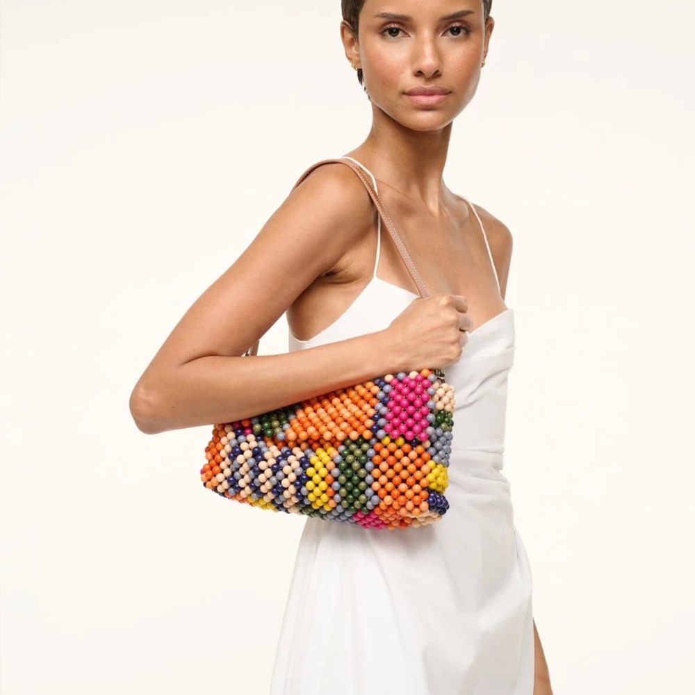 Staud Timmy Beaded Shoulder Bag - Picture 2 of 6